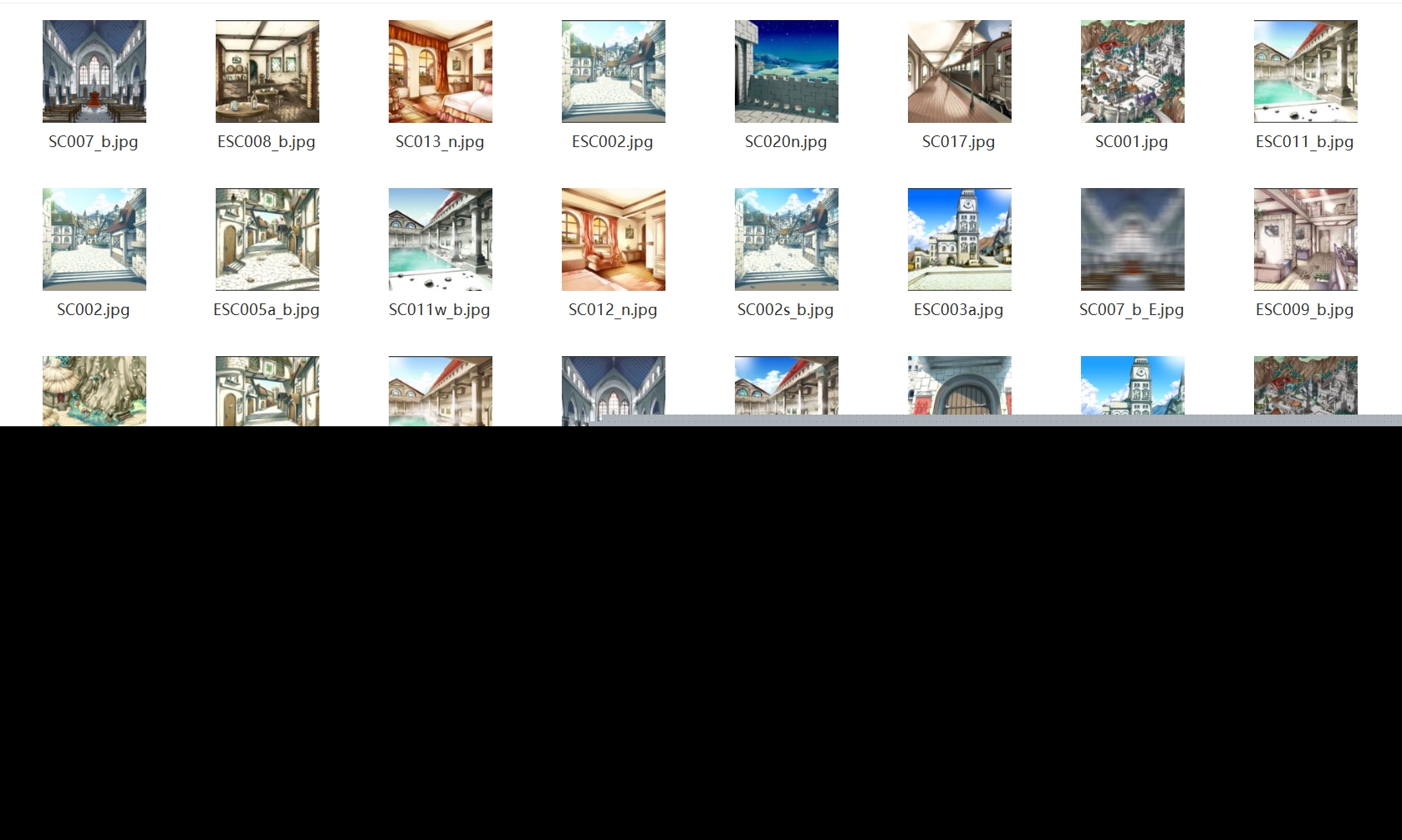 日式GAL_AVG游戏场景背景_galgame场景参考资料绘画设计素材