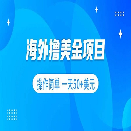 撸美金项目 无门槛 操作简单 小白一天50+美刀下载