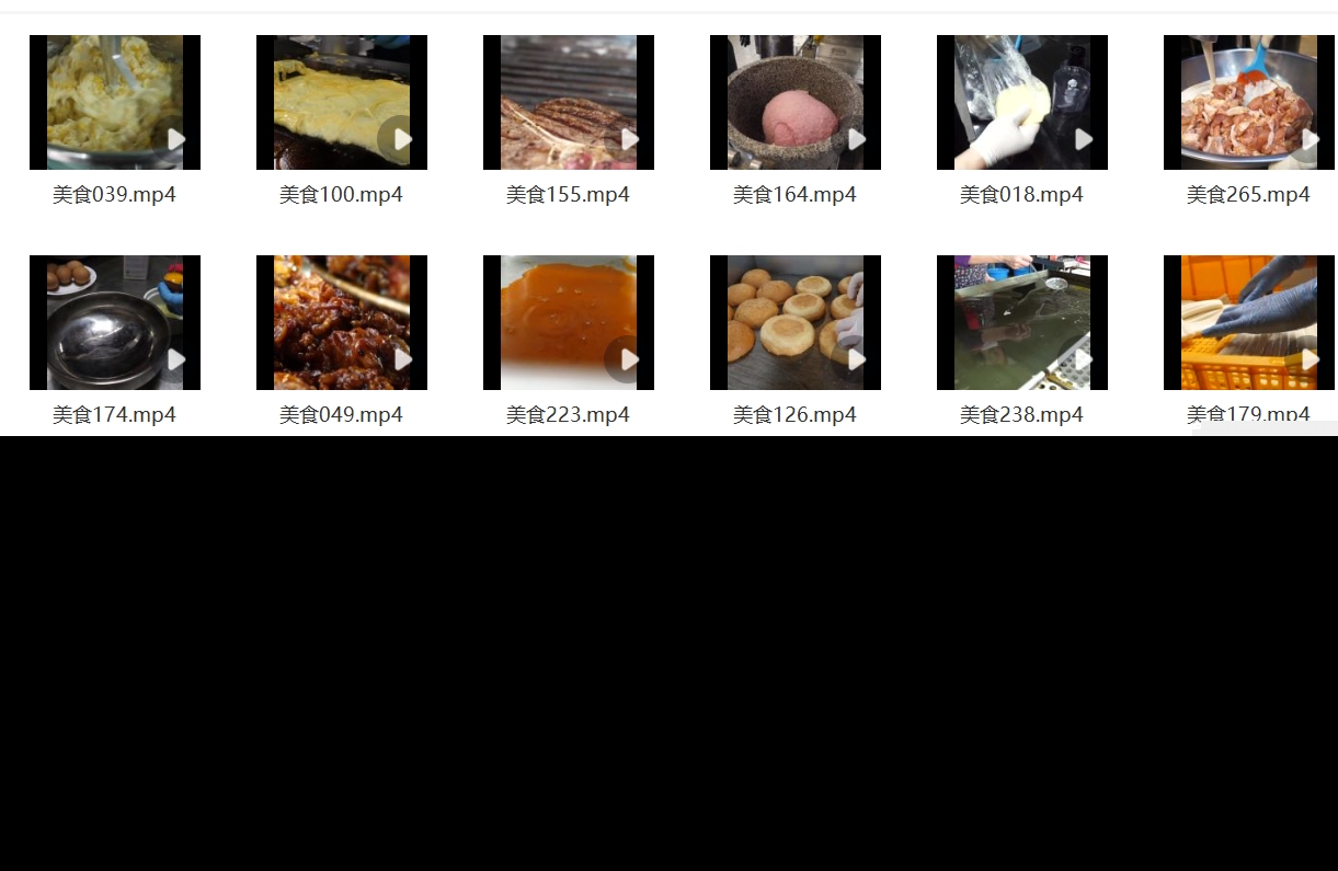 韩国外街头美食料理特色小吃烹饪制作解减压高清视频小说推文素材