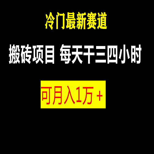 最新冷门游戏搬砖项目，零基础也能玩（附教程+软件）下载