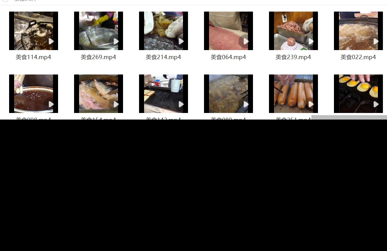 韩国外街头美食料理特色小吃烹饪制作解减压高清视频小说推文素材