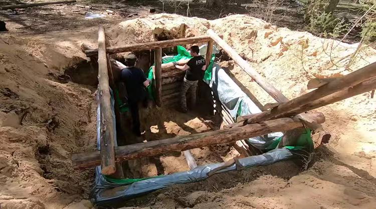 国外建造庇护屋极寒露营野餐荒野生存中视频计划解说高清剪辑素材