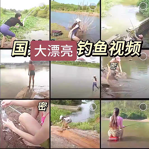 越南的大漂亮钓鱼视频合集高清无水印 场景很多 适合直播间拉停留下载