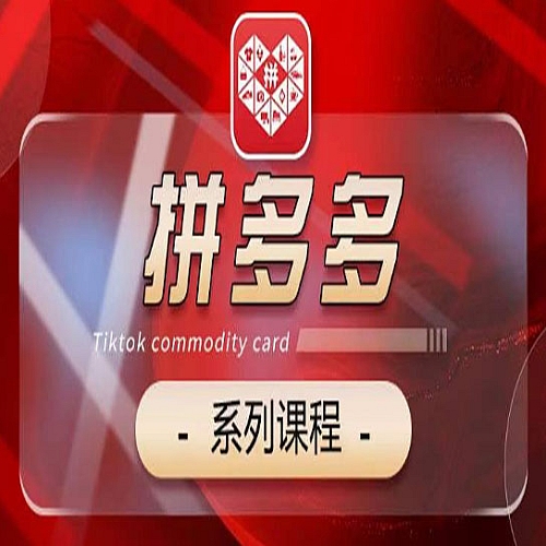 2024拼多多系列课，【基础】【运营】【活动】【推广】【玩法】5大模块下载