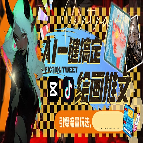 用AI一键搞定绘画推文，引爆流量，轻松日入1200+下载