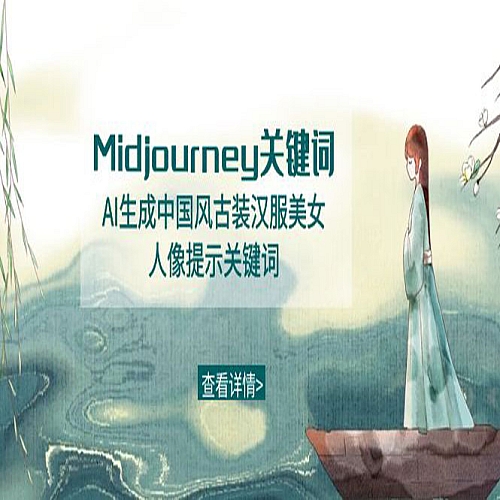 Midjourney关键词-AI生成中国风古装汉服美女人像提示关键词下载