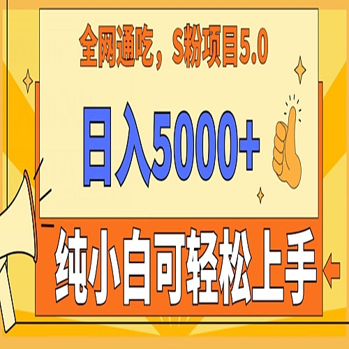 男粉项目5.0，最新野路子，纯小白可操作，有手就行，无脑照抄，纯保姆教学【揭秘】下载