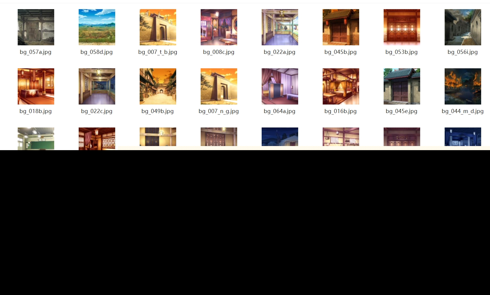 日式GAL_AVG游戏场景背景_galgame场景参考资料绘画设计素材