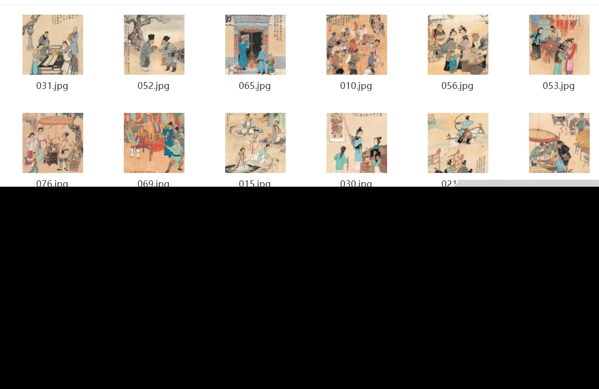 中国古代民间风俗市井日常生活绘画插画资料临摹参考设计图片素材